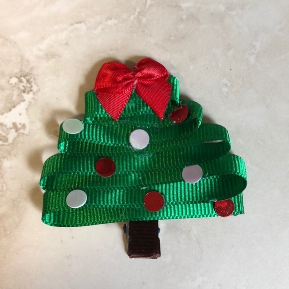 3 Christmas Tree Barrettes - Picture 2 of 5